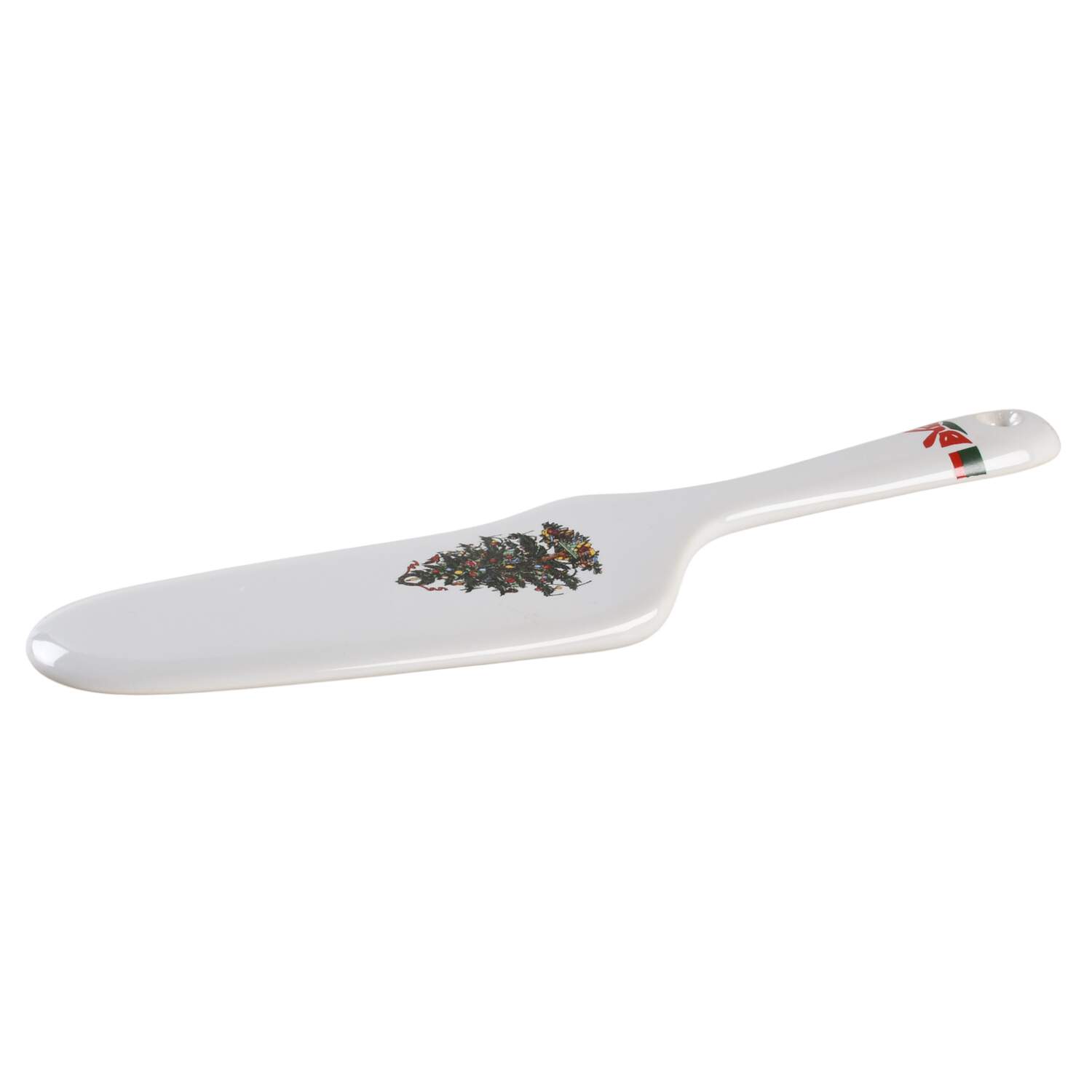 Ribbons & Tree Solid Ceramic Pie/Cake Server by Topco-1