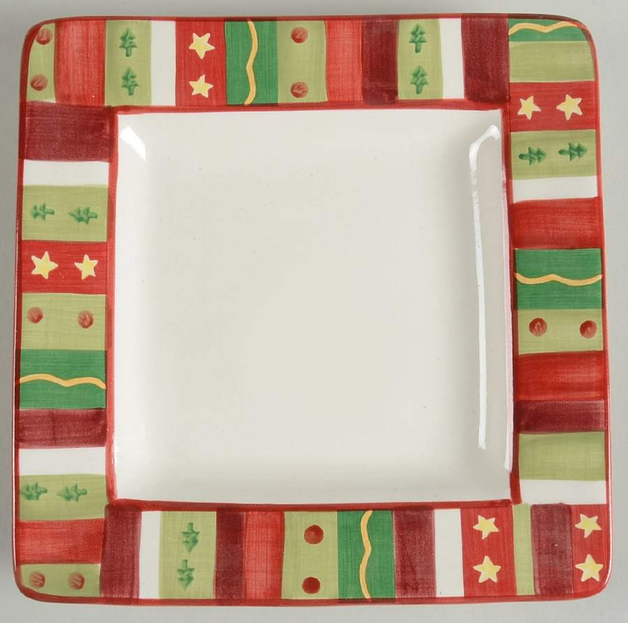 Winterland Square Salad Plate by Tabletops Unlimited-1