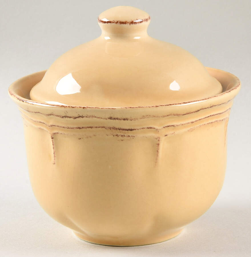 Gourmet Tuscan Harvest Sugar Bowl & Lid by Todd English-1