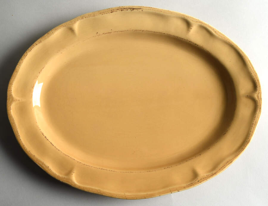Gourmet Tuscan Harvest 15" Oval Serving Platter by Todd English-1