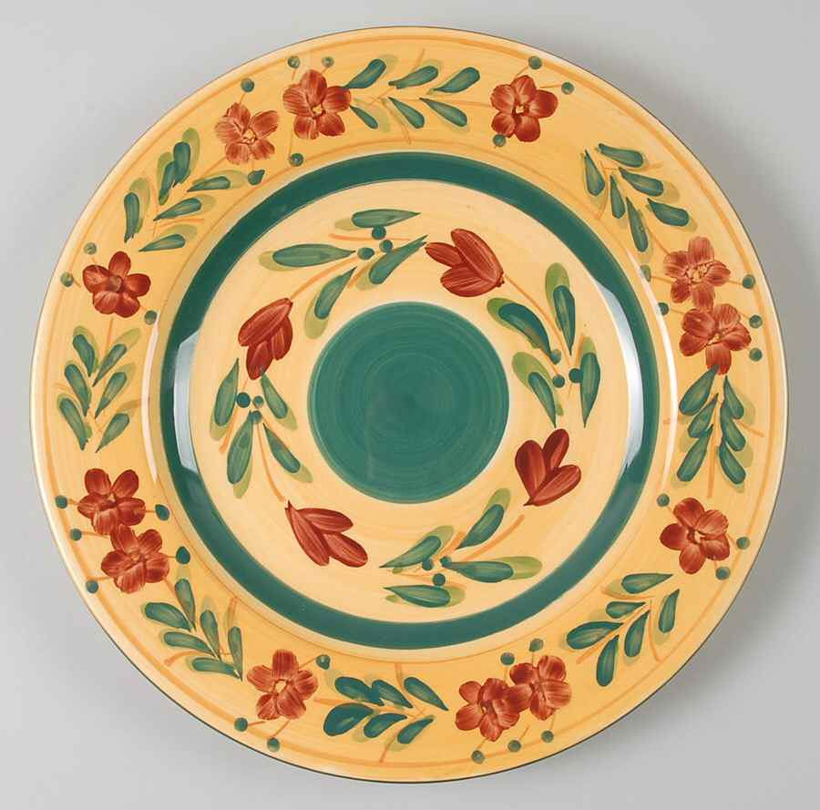 Bouquet Dinner Plate by Tabletops Unlimited-1