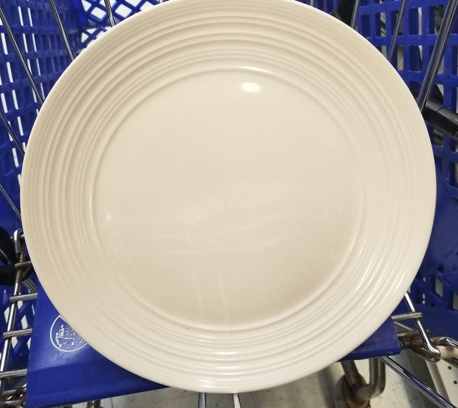 Ivory Loop Dinner Plate by Thomson-1