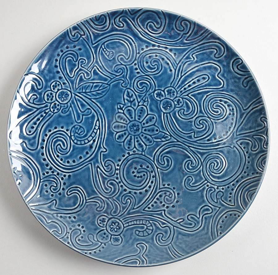 Laguna Blue Dinner Plate by Tabletops Unlimited-1