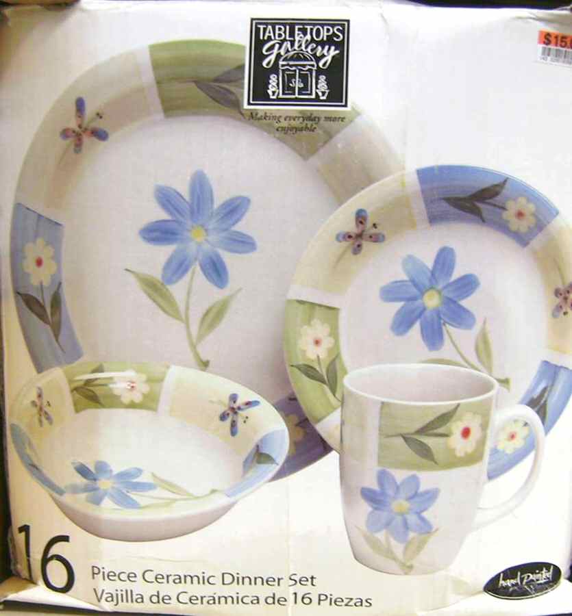 Flower Fields Dinner Plate by Tabletops Unlimited-1