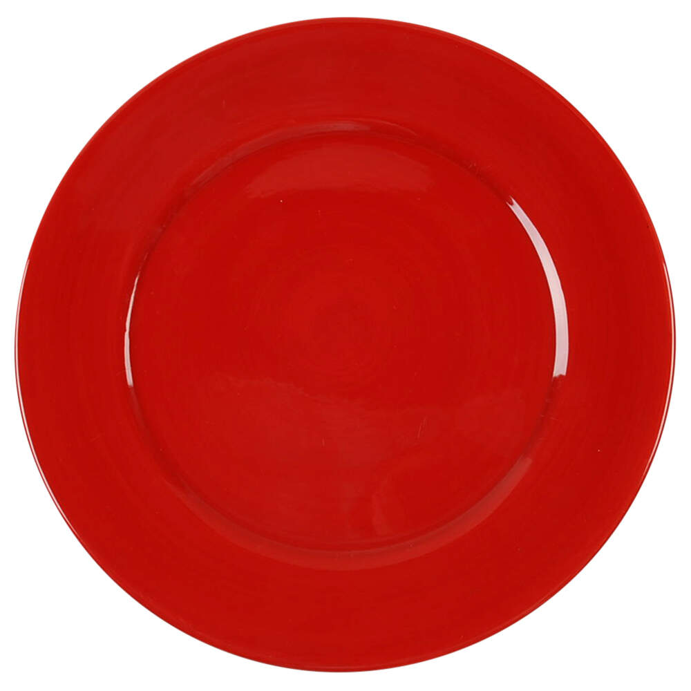 Misto Red Dinner Plate by Tabletops Unlimited-1