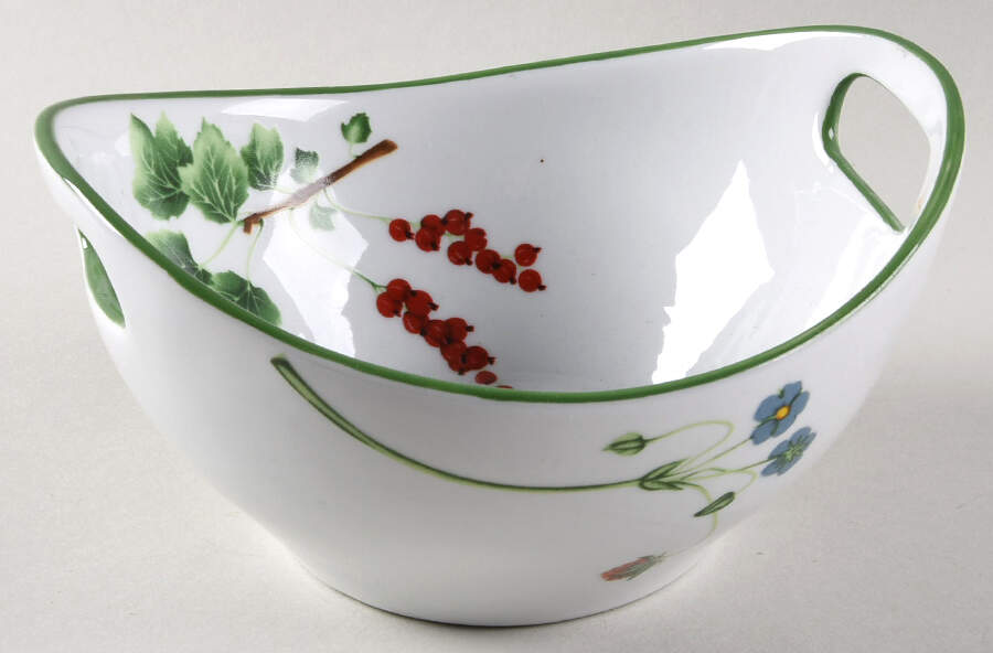Wild Garden 7" Handled Round Serving Bowl by Temp-Tations-1