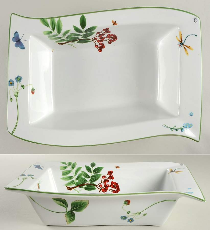 Wild Garden 14" Rectangular Baker by Temp-Tations-1
