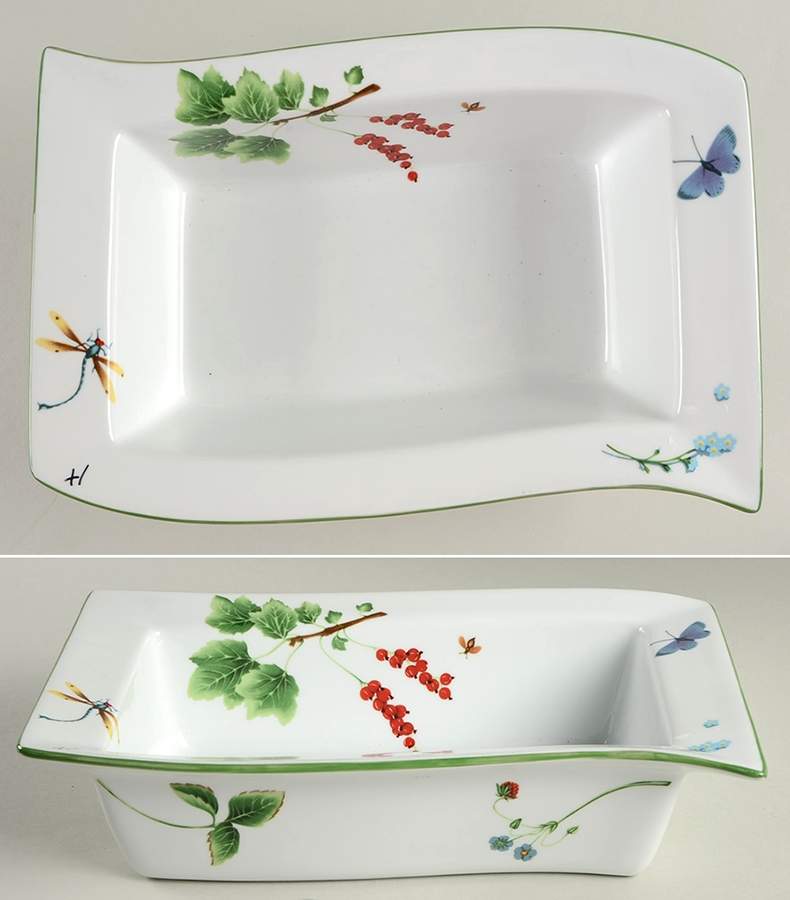 Wild Garden 12" Rectangular Baker by Temp-Tations-1
