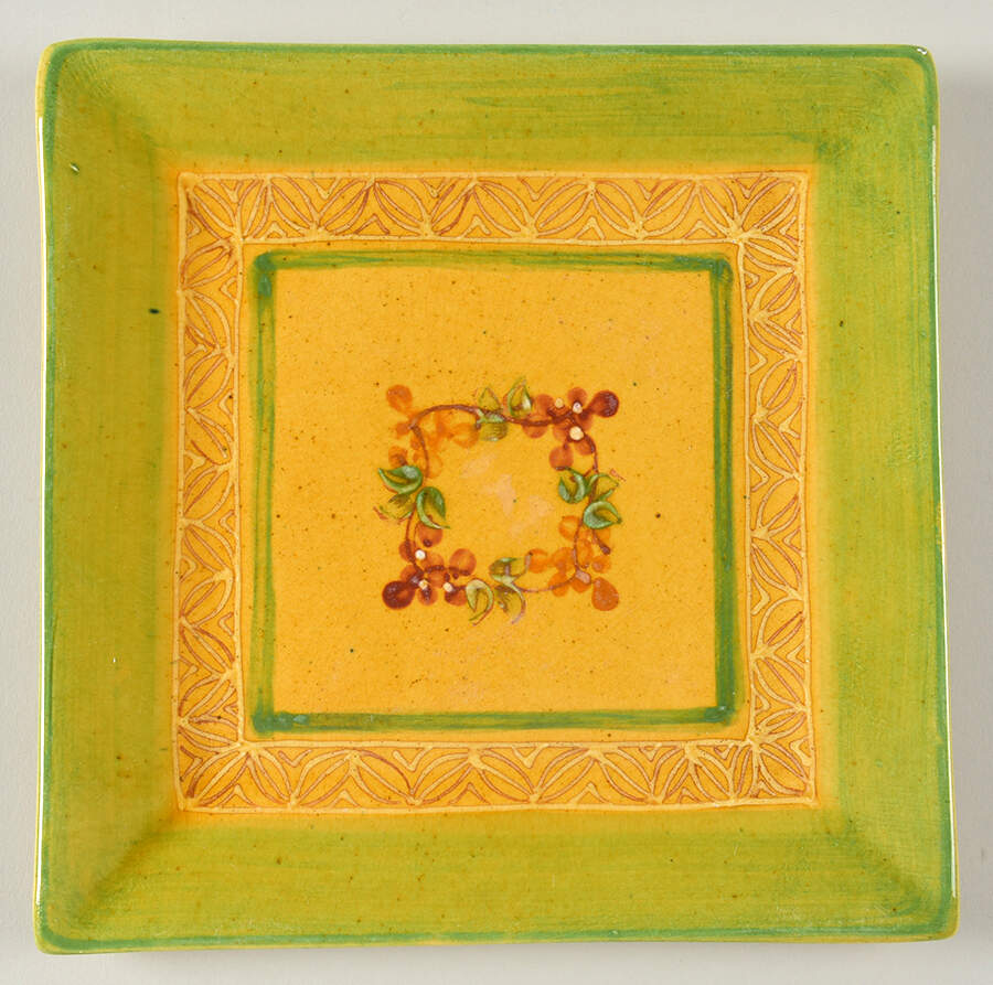 Divers Square Salad Plate by Terre e Provence-1