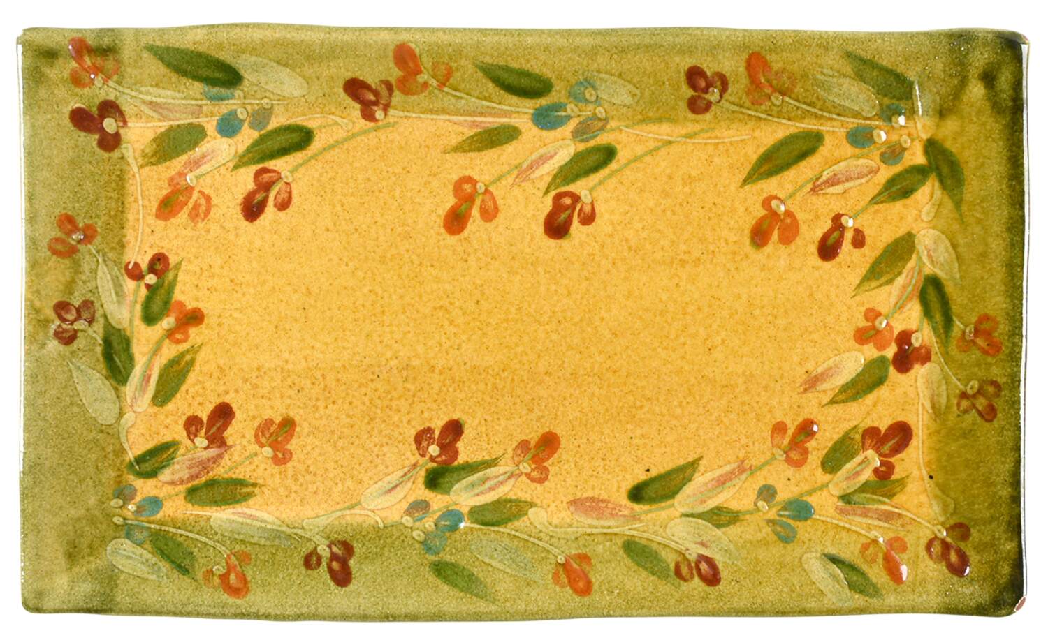 Divers 14" Rectangular Tray by Terre e Provence-1