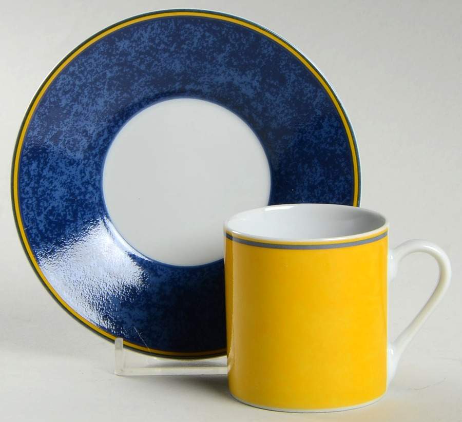 Dragon Opal Flat Demitasse Cup & Saucer Set by Topchoice Industries-1