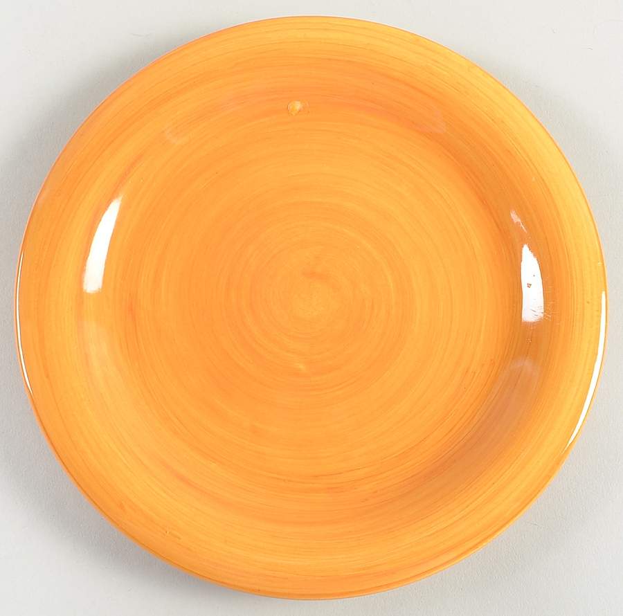 Playa Orange Salad Plate by Tabletops Unlimited-1