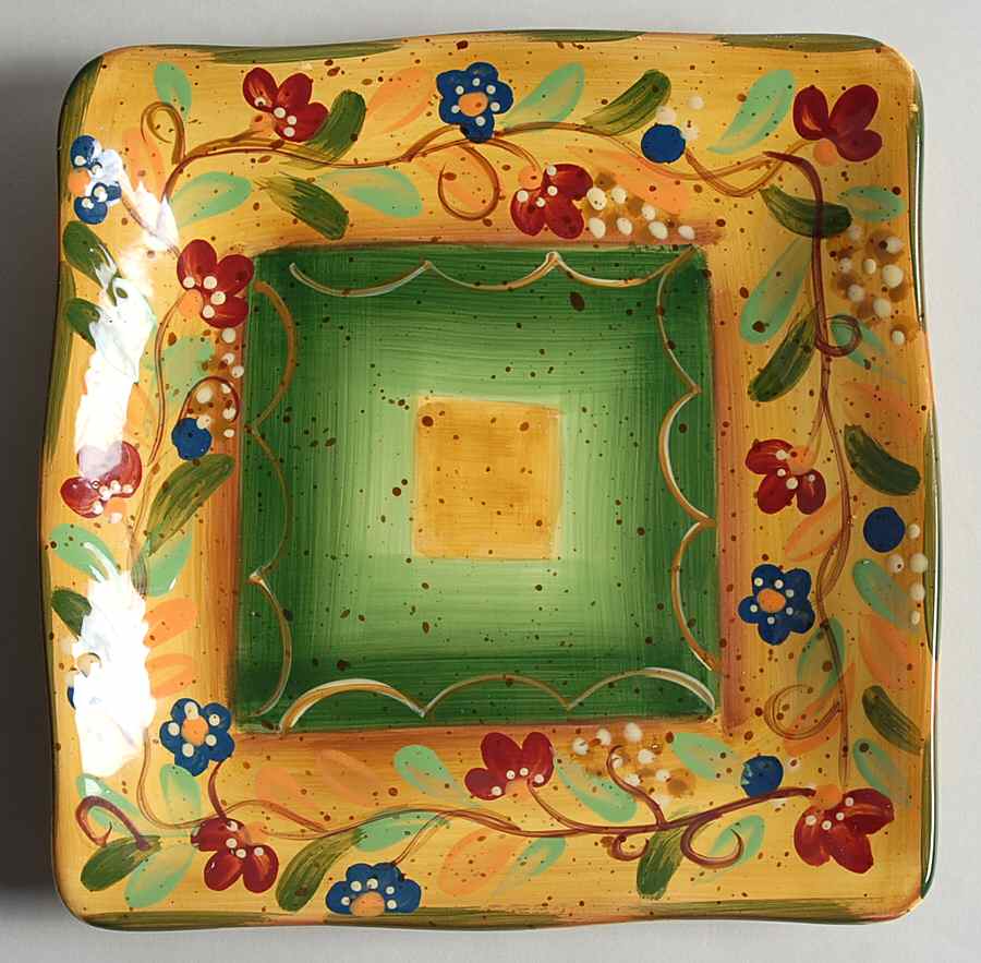 Lorraine Square Salad Plate by Tabletops Unlimited-1