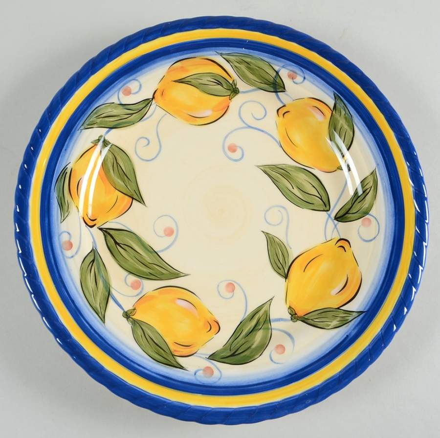 Lemon Italiano Dinner Plate by Tabletops Unlimited-1