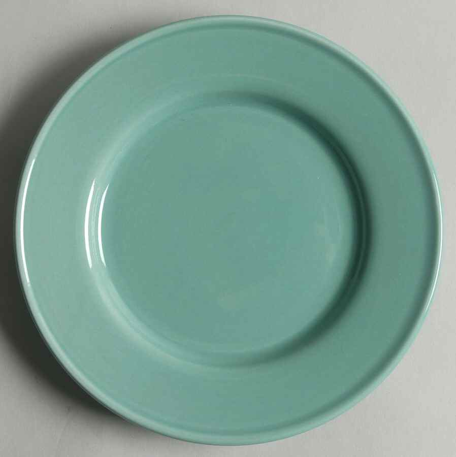 Cabana Teal Dessert/Pie Plate by Tabletops Unlimited-1