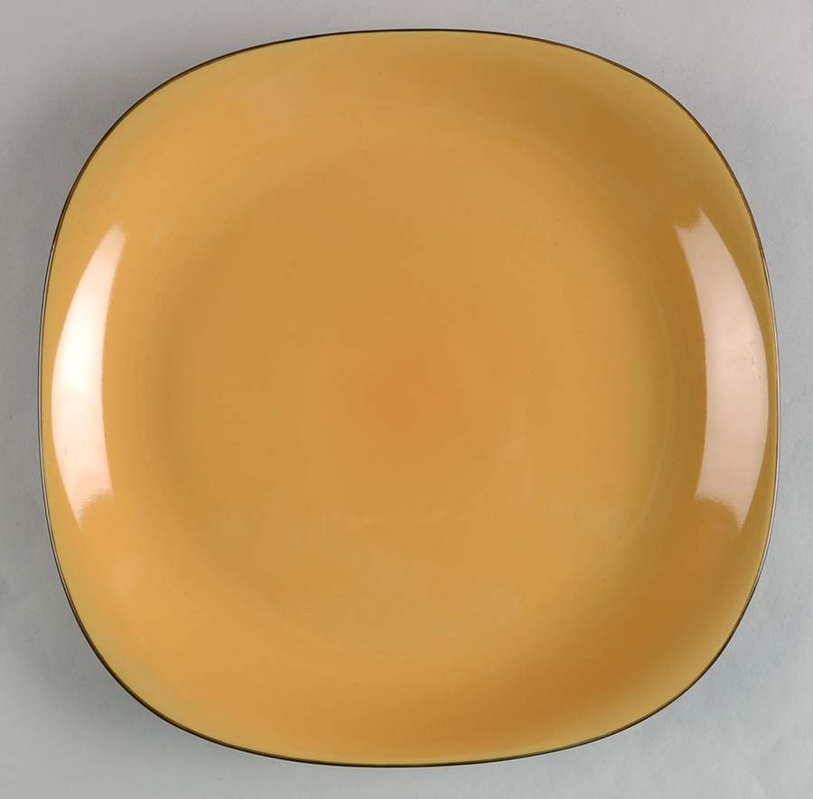 Bali Yellow Dinner Plate by Thomson-1