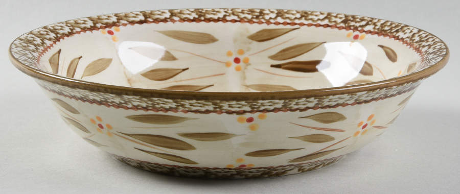 Old World Brown 9" Round Vegetable Bowl by Temp-Tations-1