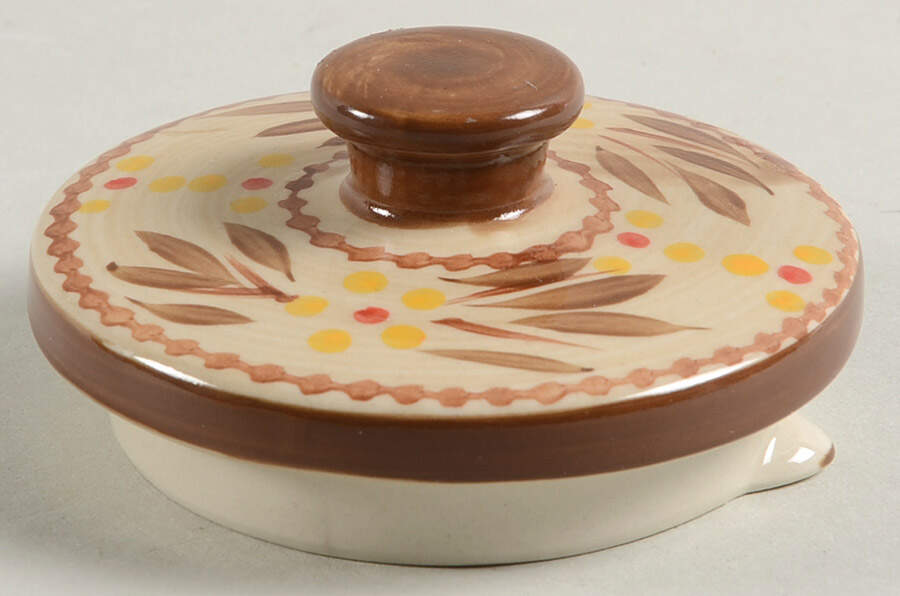 Old World Brown Lid for Coffee Pot by Temp-Tations-1
