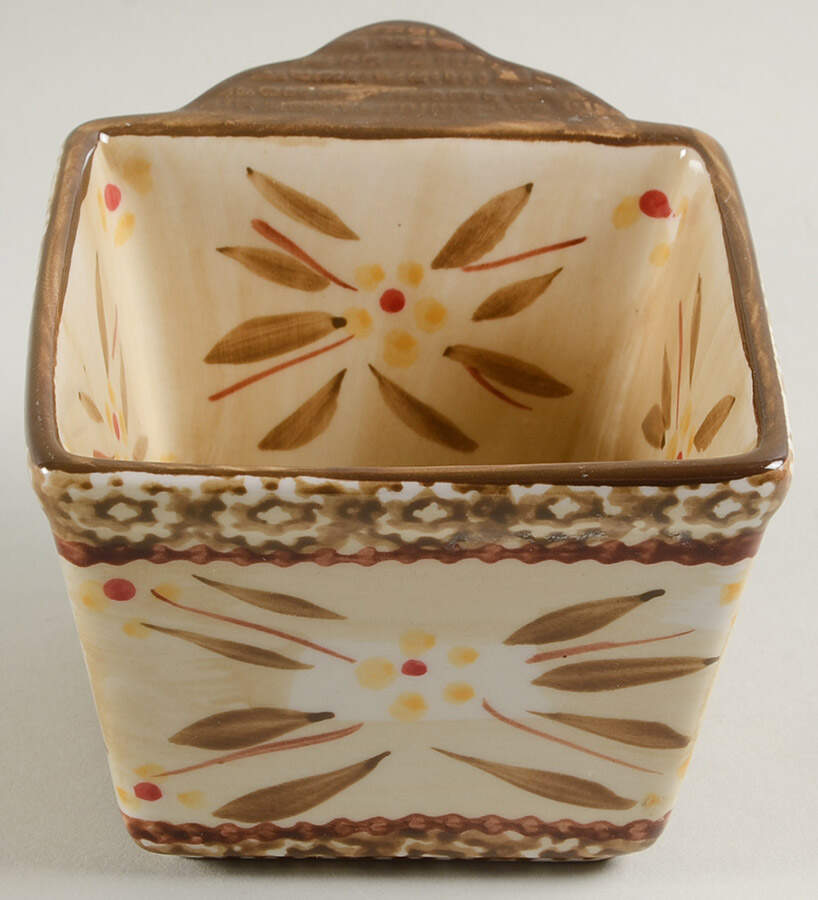 Old World Brown Individual Square Baker by Temp-Tations-1