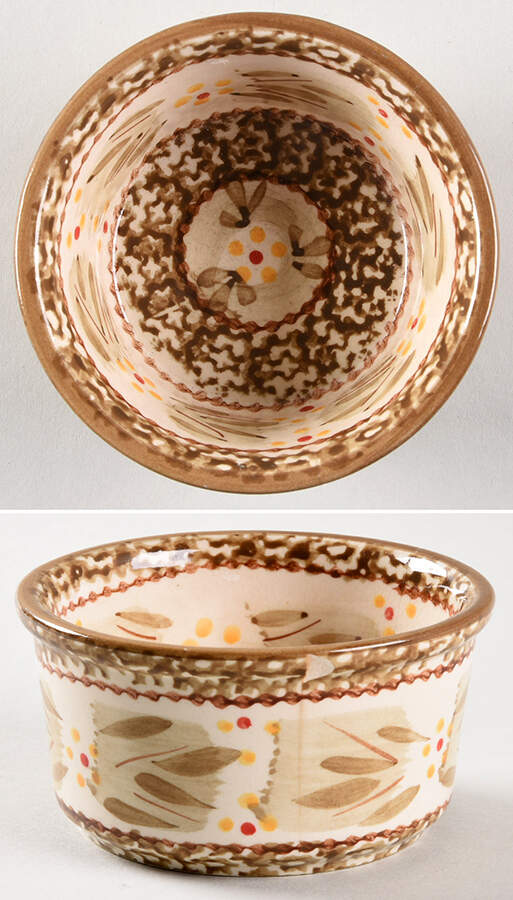 Old World Brown Ramekin by Temp-Tations-1