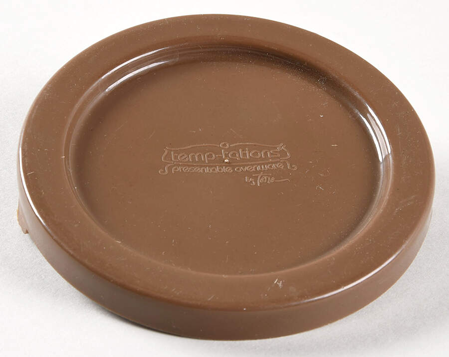Old World Brown Plastic Lid for Ramekin by Temp-Tations-1