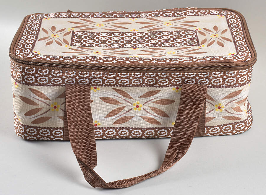 Old World Brown Thermal Tote for Retangle Baker by Temp-Tations-1