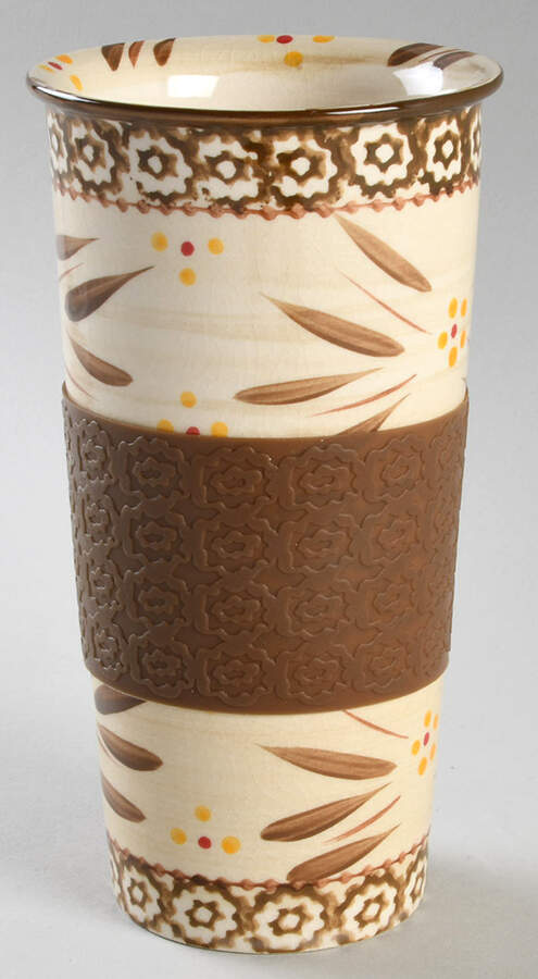 Old World Brown Travel Mug No Silicone Lid by Temp-Tations-1