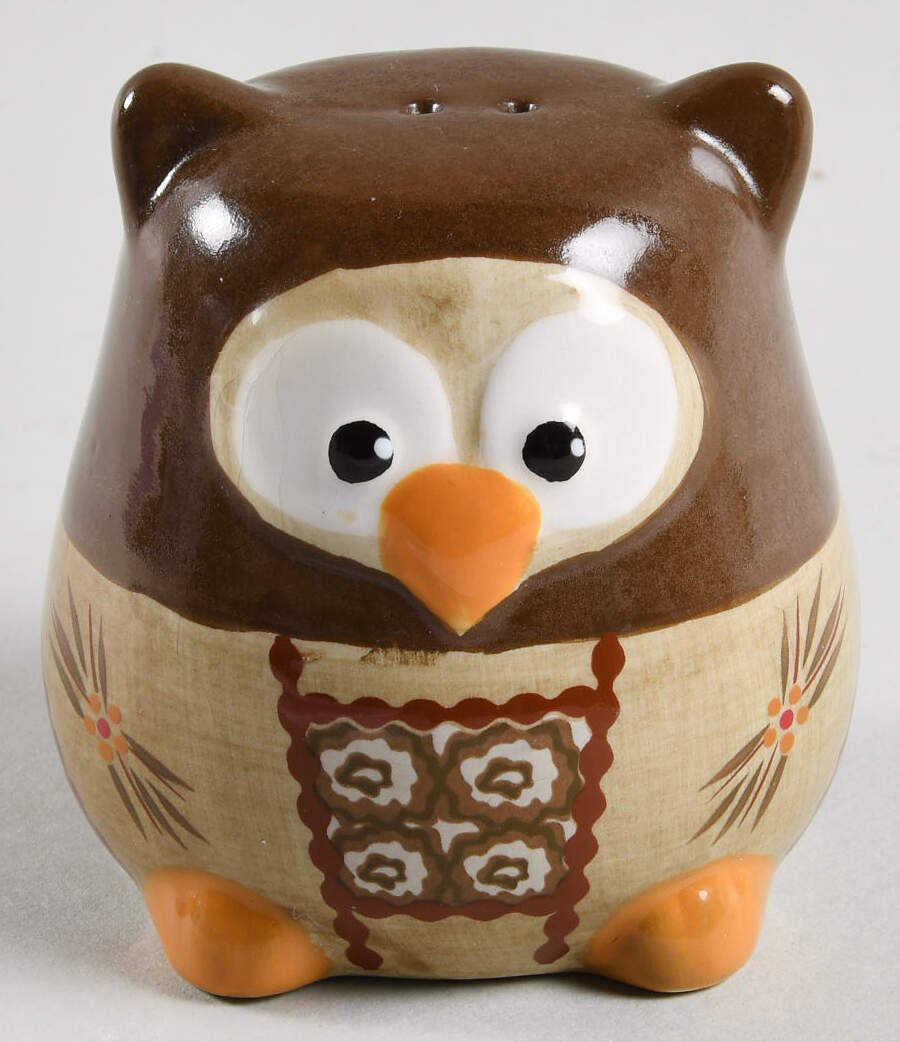 Old World Brown Figural Salt Shaker by Temp-Tations-1