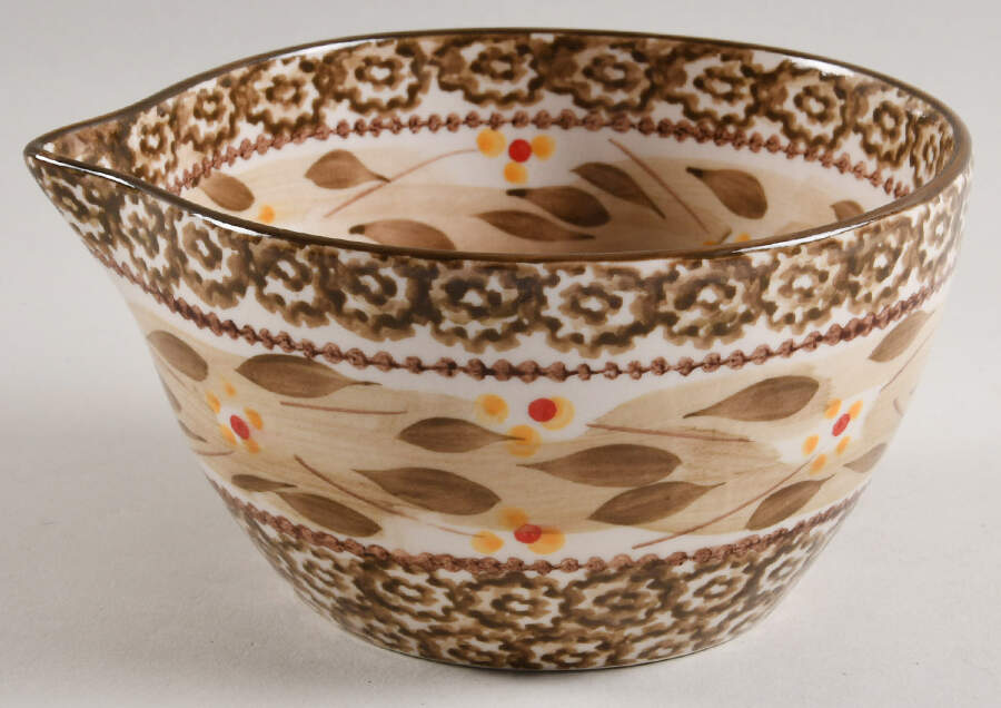 Old World Brown Small Batter Bowl by Temp-Tations-1