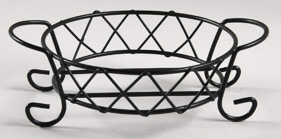 Old World Brown Metal Stand for 10 Oz Individual Casserole by Temp-Tations-1