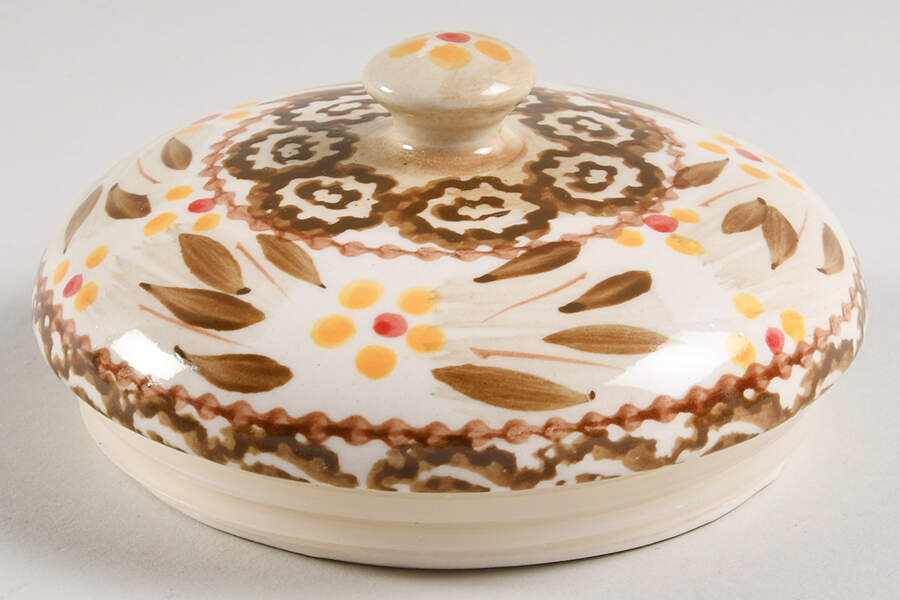 Old World Brown Lid for Small Canister by Temp-Tations-1