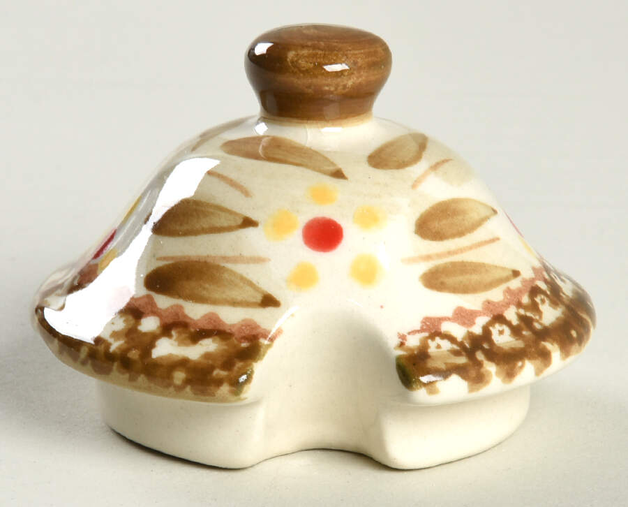 Old World Brown Lid for Sugar Bowl by Temp-Tations-1
