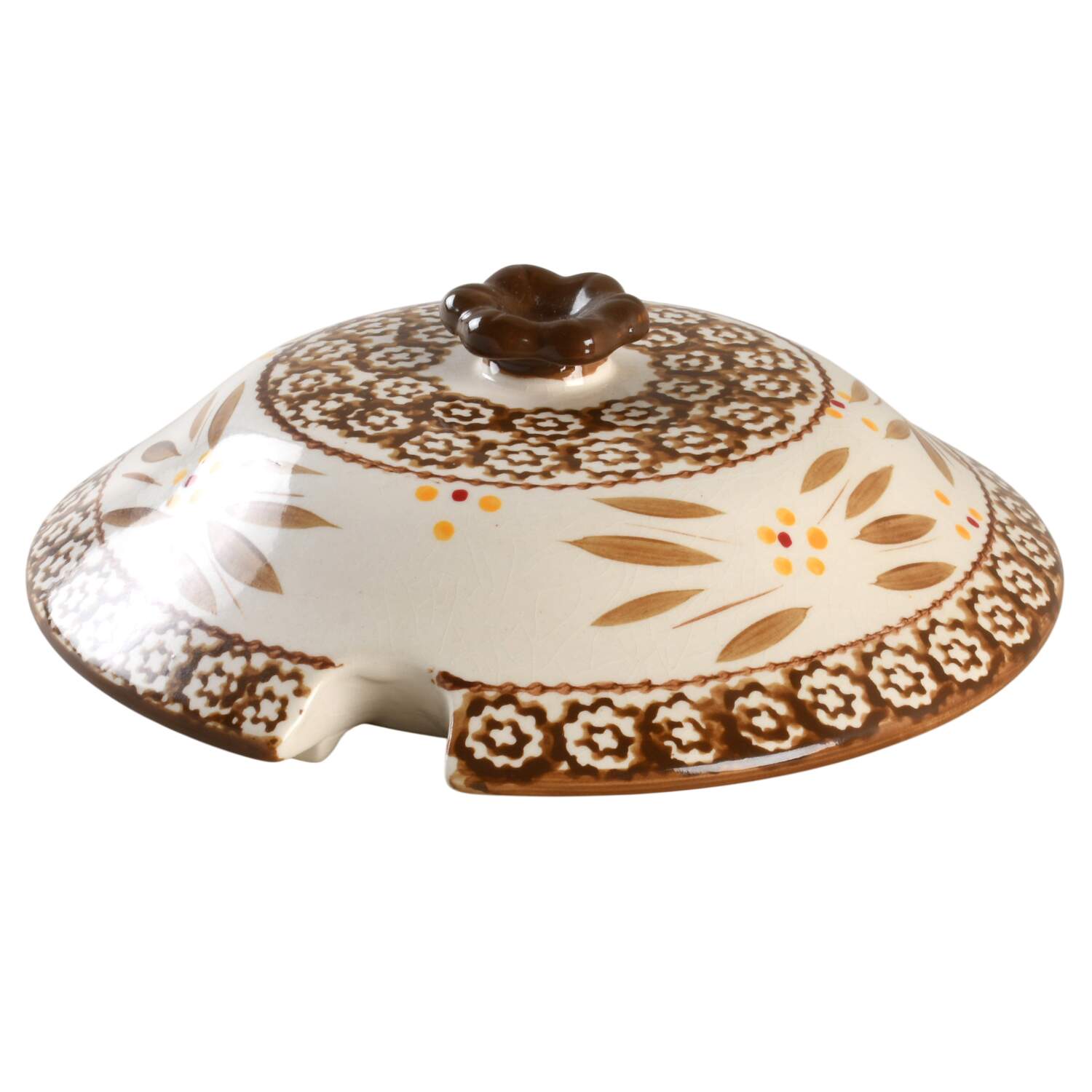 Old World Brown Lid for Tureen by Temp-Tations-1