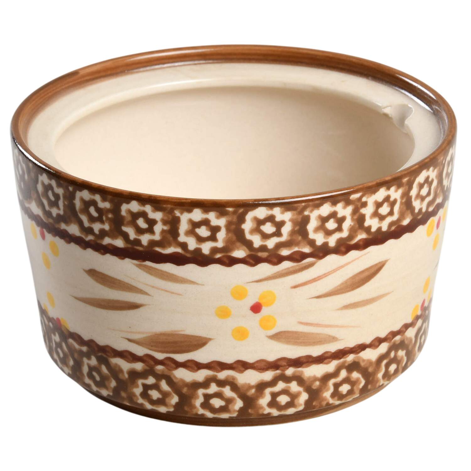 Old World Brown Condiment Jar No Lid by Temp-Tations-1