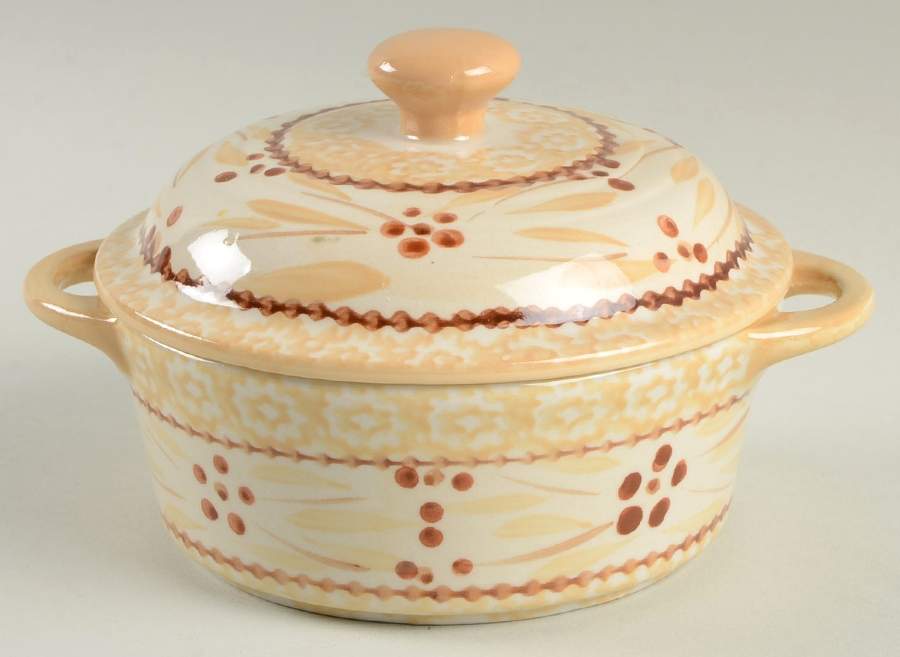 Old World Brown Sugar Bowl & Lid by Temp-Tations-1
