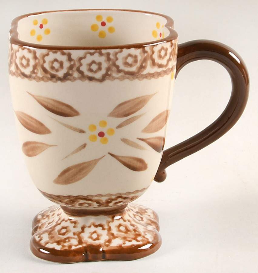 Old World Brown Square Mug by Temp-Tations-1