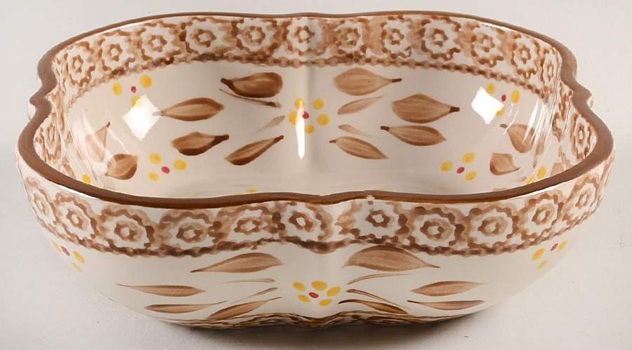 Old World Brown Square Cereal Bowl by Temp-Tations-1