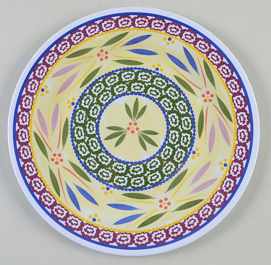 Old World Confetti Melamine Dinner Plate by Temp-Tations-1