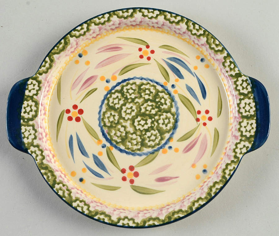 Old World Confetti 7" 1.5 Qt Round Bowl w/Lid & Lid-It by Temp-Tations-1