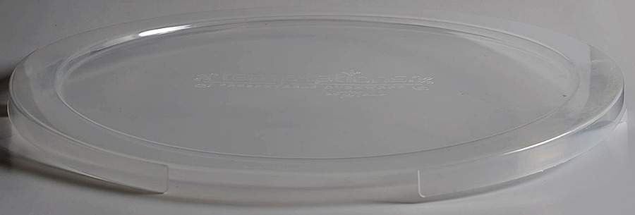 Old World Confetti Plastic Lid for 10" Handled Round Serving Bowl by Temp-Tations-1