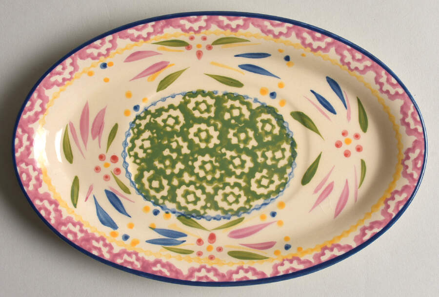 Old World Confetti Underplate for Gravy Boat by Temp-Tations-1