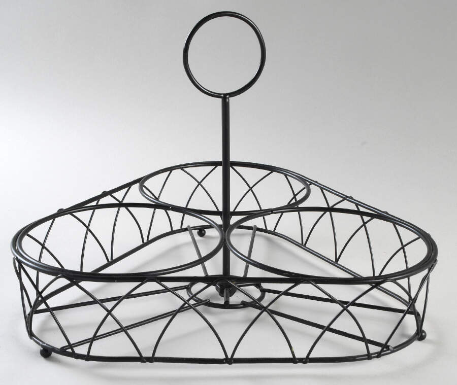 Old World Confetti Metal Stand for - Set of 3 1 Qt 5" Round Bowl by Temp-Tations-1
