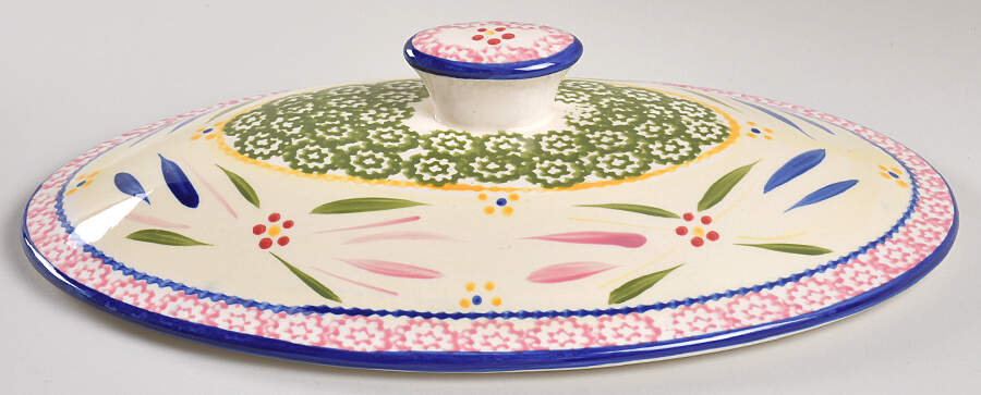 Old World Confetti Lid for 3.5 Qt Oval Covered Casserole by Temp-Tations-1