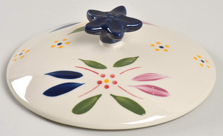Old World Confetti Lid for 1 Qt Round Casserole by Temp-Tations-1