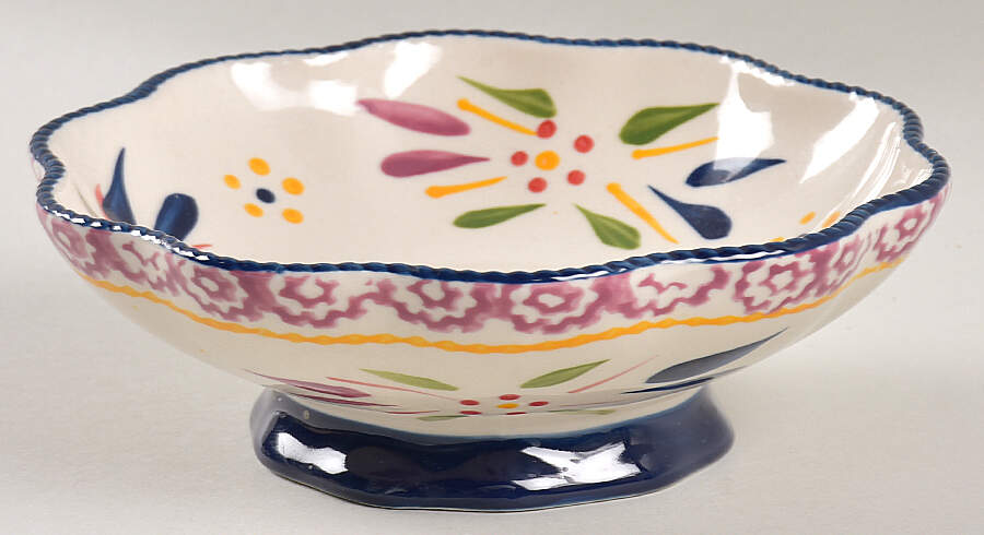 Old World Confetti 6" Nesting Pedestal Bowl by Temp-Tations-1
