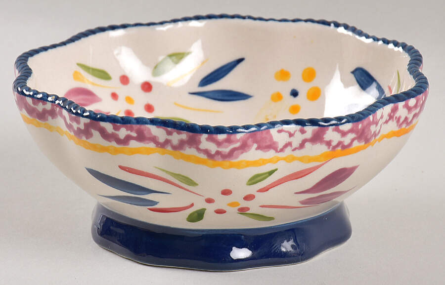 Old World Confetti 5" Nesting Pedestal Bowl by Temp-Tations-1