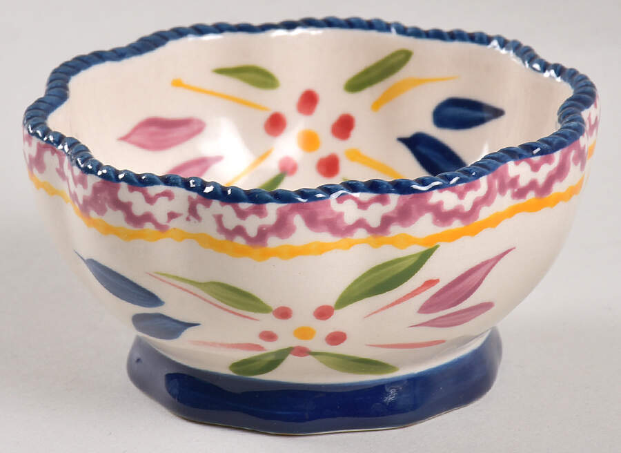 Old World Confetti 4" Nesting Pedestal Bowl by Temp-Tations-1