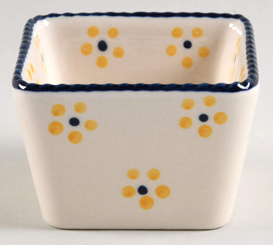 Old World Confetti Small Square Ramekin by Temp-Tations-1