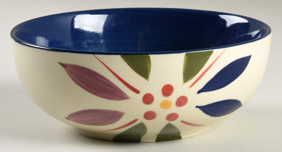 Old World Confetti Soup/Cereal Bowl by Temp-Tations-1