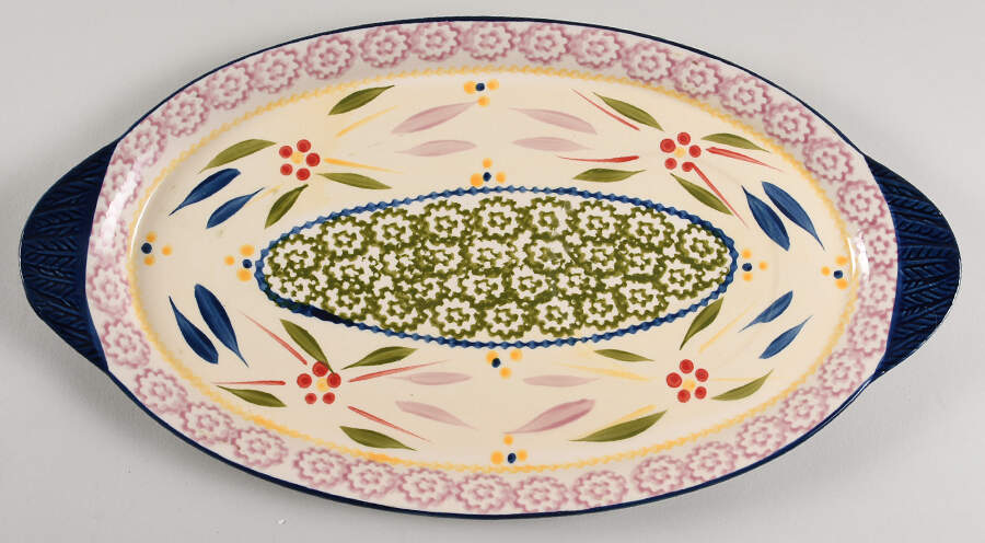 Old World Confetti Tray for Soup Mug & Sandwich Set by Temp-Tations-1